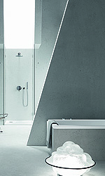 Coolness: Badezimmer komplett in Beton-Optik.